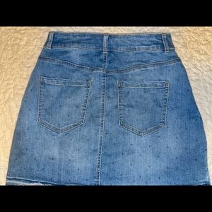 Perfect Blue Jean skirt- stretchy /soft.